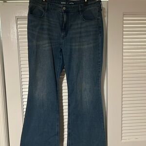 Old Navy Dark Blue Flare Jeans